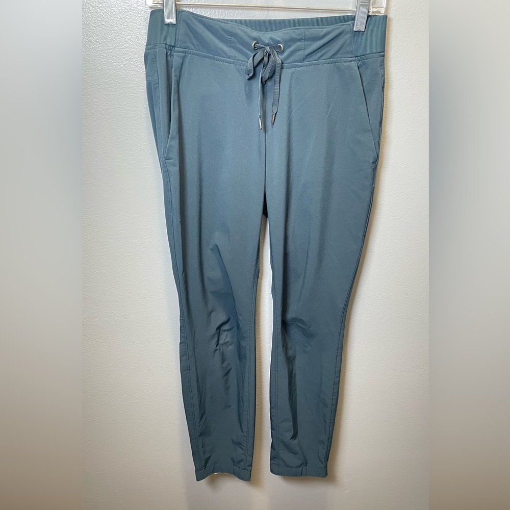 Athleta Women's Midtown Ankle Drawstring‎ Teal/Blue Pants Size 2